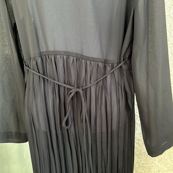 SHARADE Elegant Black Long Sleeve Dress SIZE 14 - Picture 3 of 5